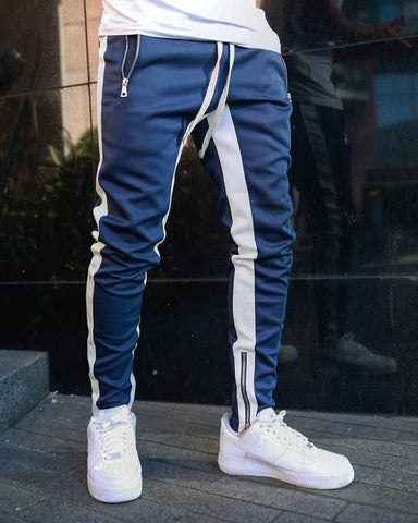 Image of Mens Joggers Casual Pants Fitness Men Sportswear Tracksuit Bottoms Skinny Sweatpants Trousers Black Gyms Jogger Track Pants