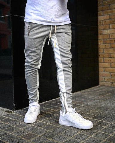Image of Mens Joggers Casual Pants Fitness Men Sportswear Tracksuit Bottoms Skinny Sweatpants Trousers Black Gyms Jogger Track Pants