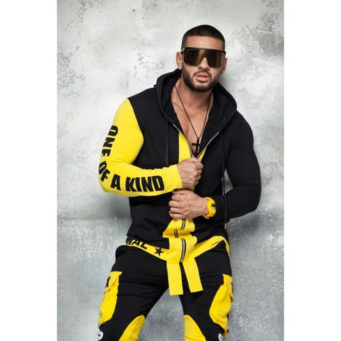 Image of ZOGAA Brand Mens 2 Piece Tracksuit Set Causal Sweat Suit Streetwear Hoodies Sweatpants Suit Letter Printing Joggers Sets for Men